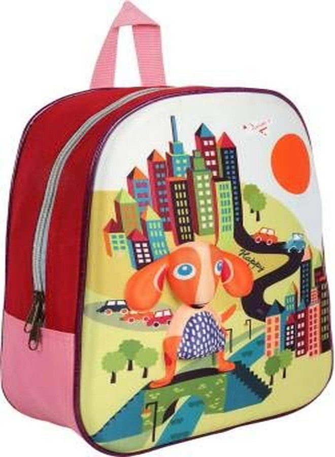 Ineffable Cartoon 3D Print Play School Bag for Kids/School Backpack for Kids (Multicolour) - Image 2